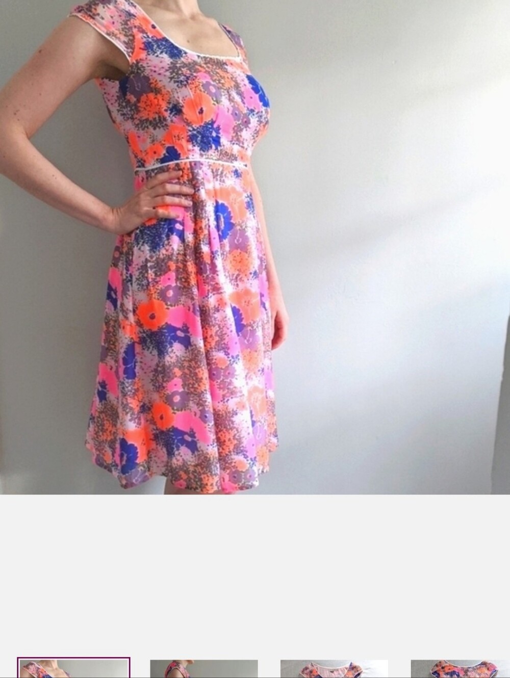 EUC ESHAKTI FLORAL DRESS 5X/32